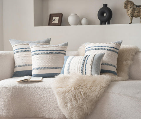 Cethom two-piece pillow cover set for coordinated living room styling.