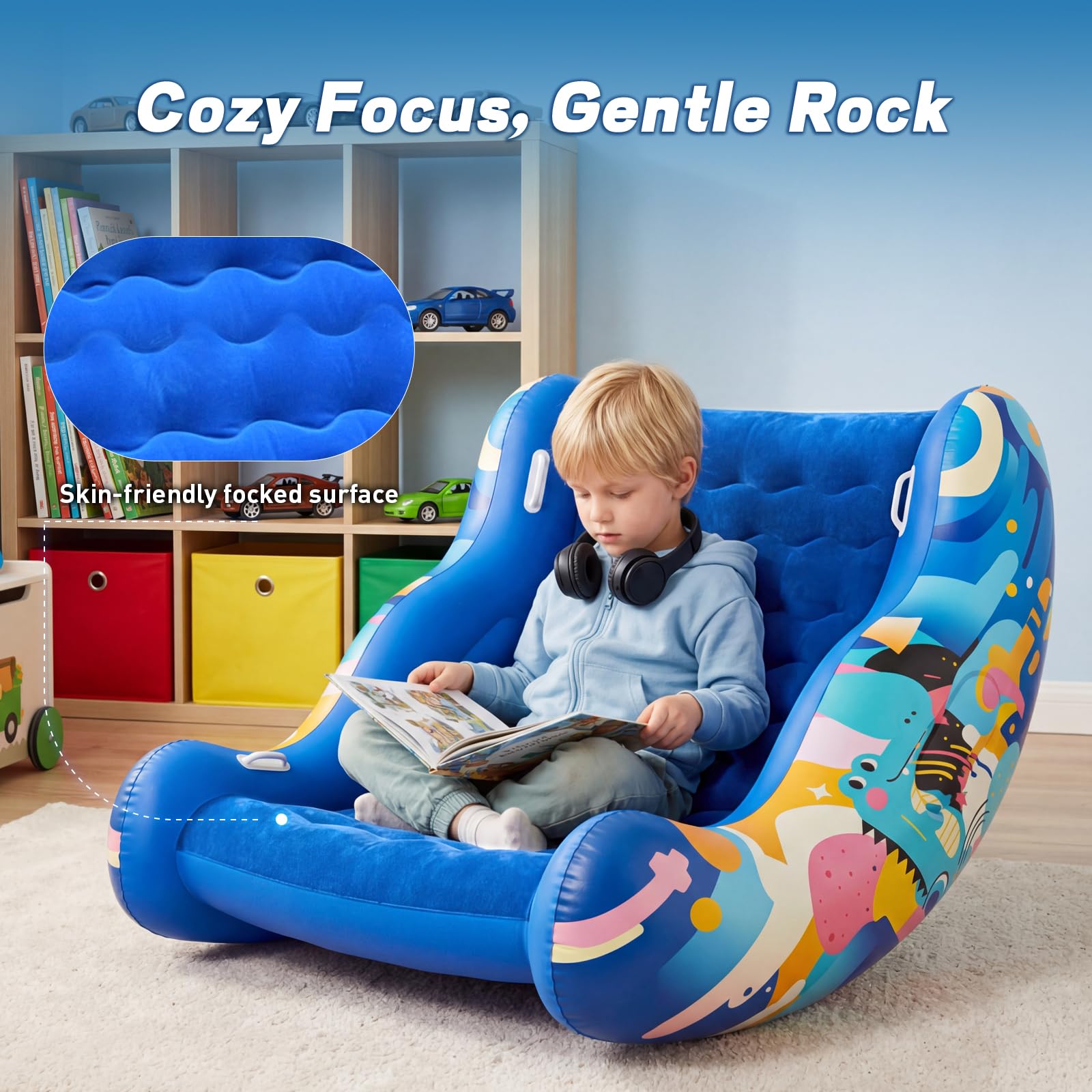 Cetuai Inflatable Sensory Chair easy-clean surface—simple maintenance after use