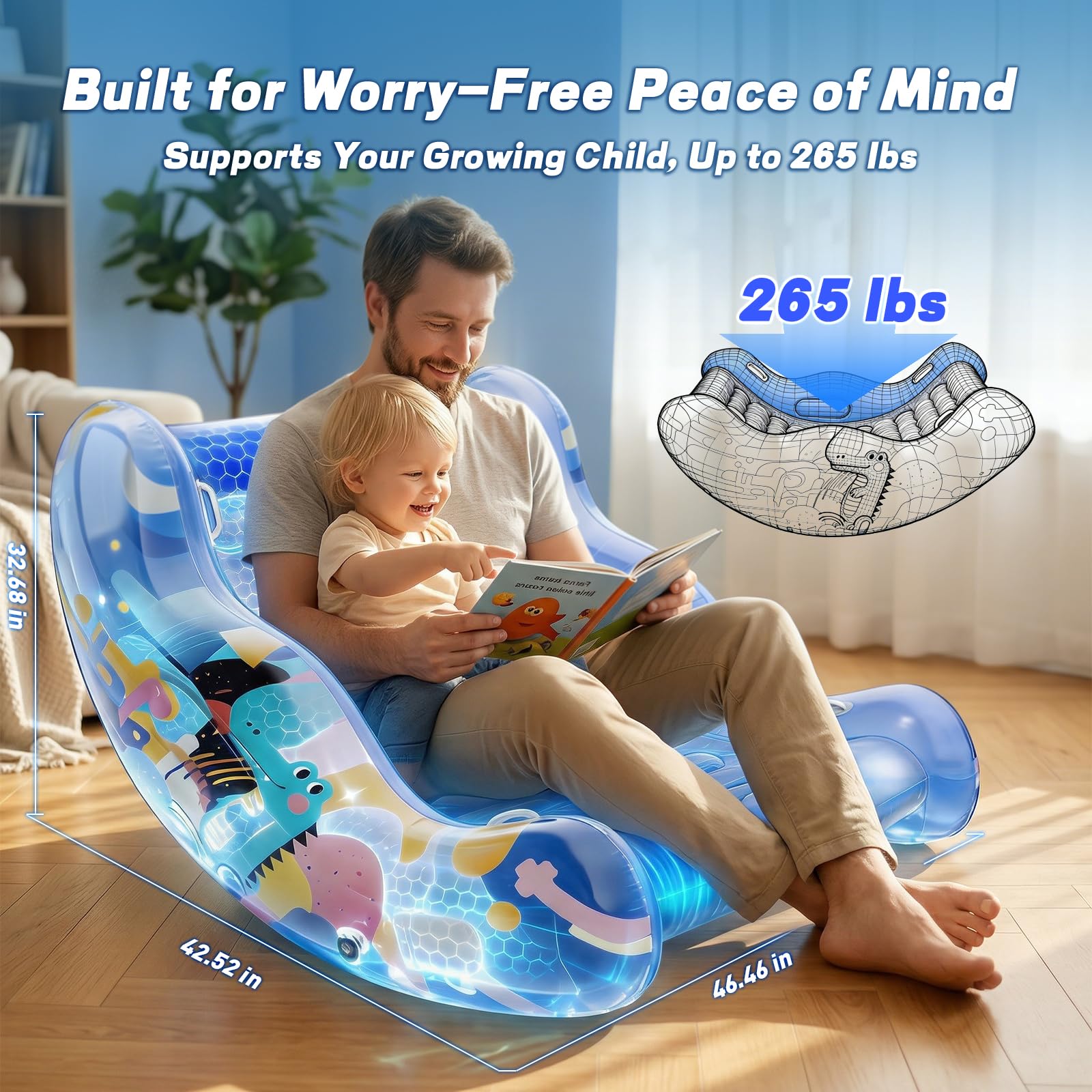 Cetuai Inflatable Sensory Chair sensory-pod—cozy space for focus and relaxation