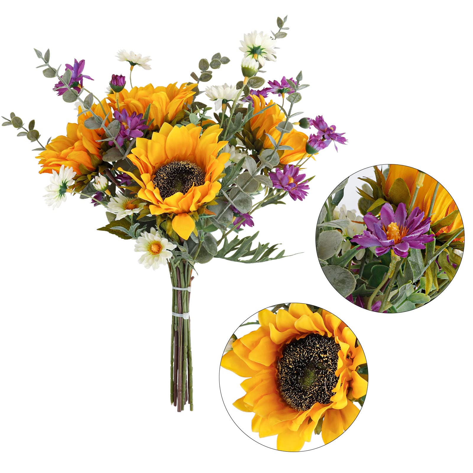 CEWOR bouquet features eucalyptus stems for greenery accents in centerpieces