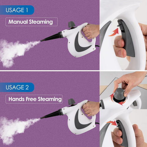 Ceyodo steam cleaner with fast 15-second heat for rapid stain treatment