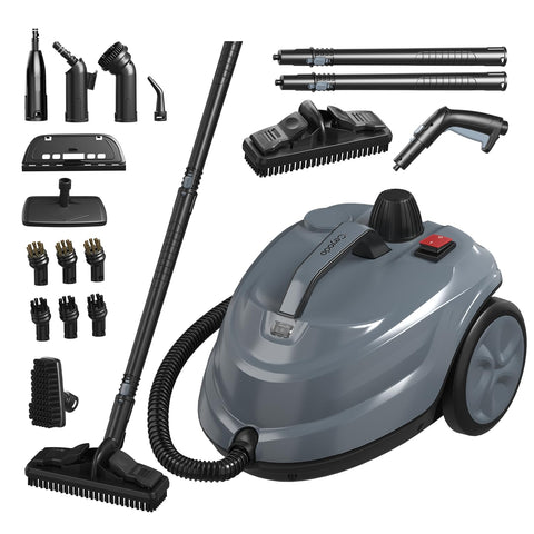 Ceyodo steam cleaner front view showing compact design for home use