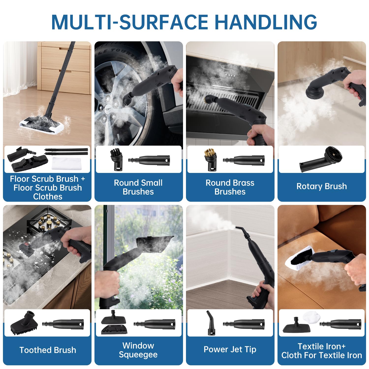 Ceyodo window squeegee accessory demonstrating streak-free cleaning on glass
