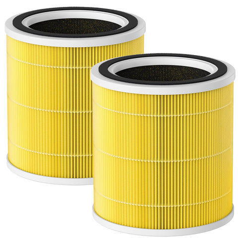CFKREYA AC400 2-pack front view showing compact filter design for Purivortex.