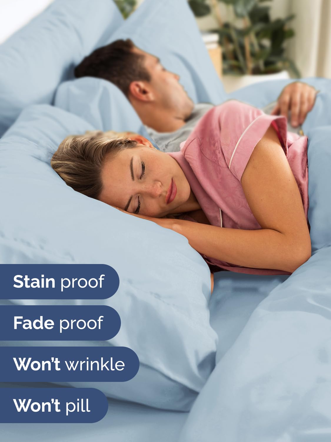 CGK Unlimited 6-piece sheet set with oversized pillowcases and secure closures