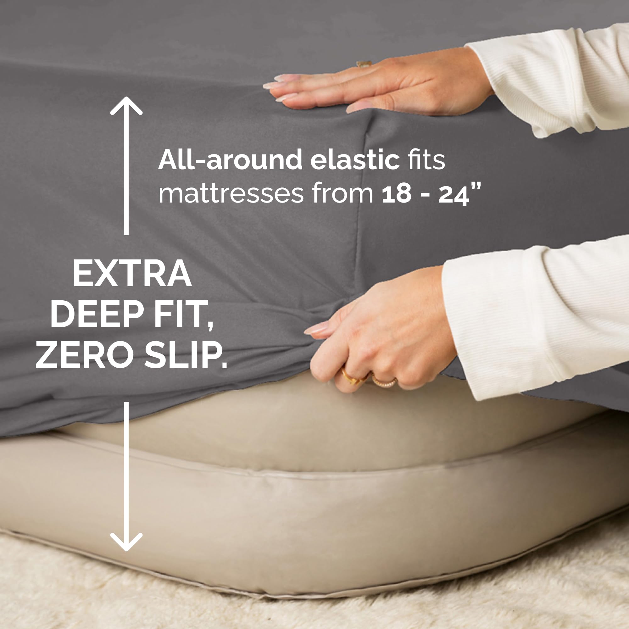 CGK Unlimited two pillowcases for a soft, tidy sleep setup