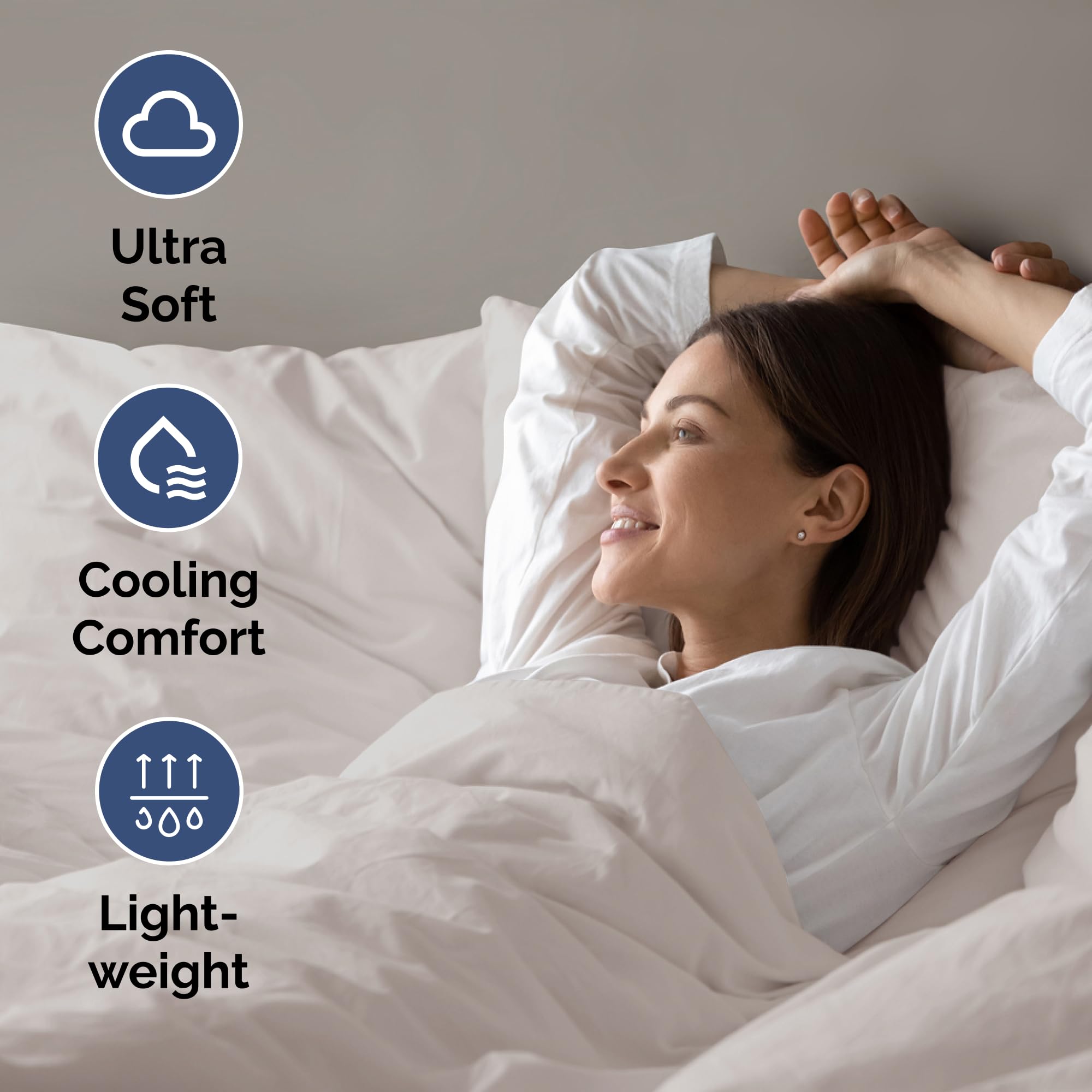 CGK Unlimited air mattress sheet set microfiber-soft finish delivers lightweight comfort