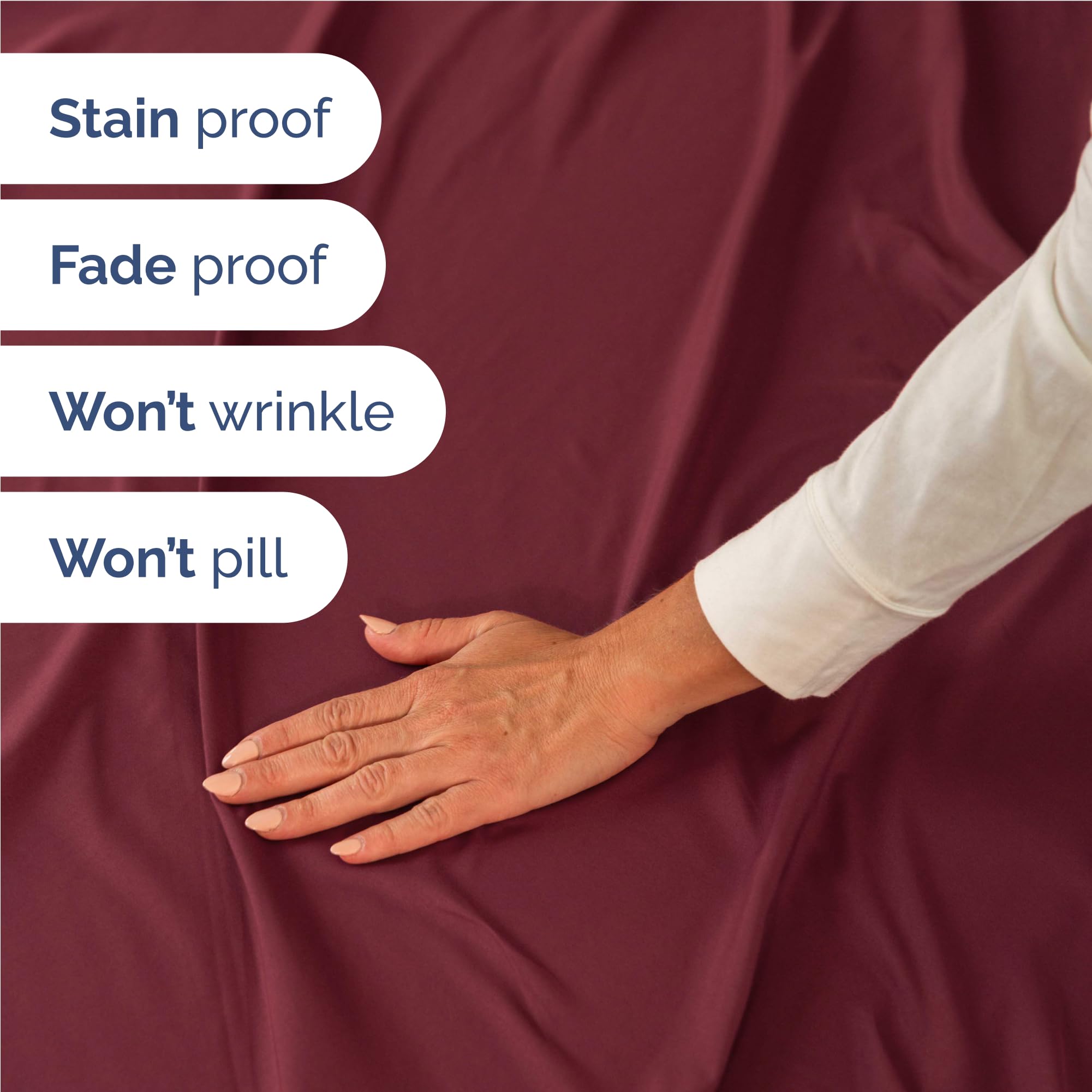CGK Unlimited anti-wrinkle finish helps maintain a neat bed appearance.