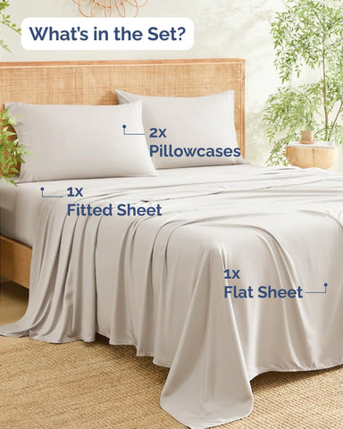 CGK Unlimited bamboo deep-pocket fit up to 18 inches for thick mattresses.