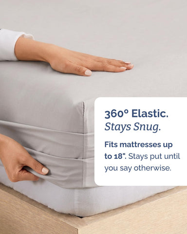 CGK Unlimited cooling-touch fabric delivers breathable comfort through warm nights.