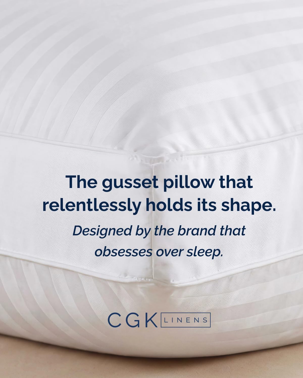 CGK Unlimited bed pillows pillow stack on bed for inviting rest.