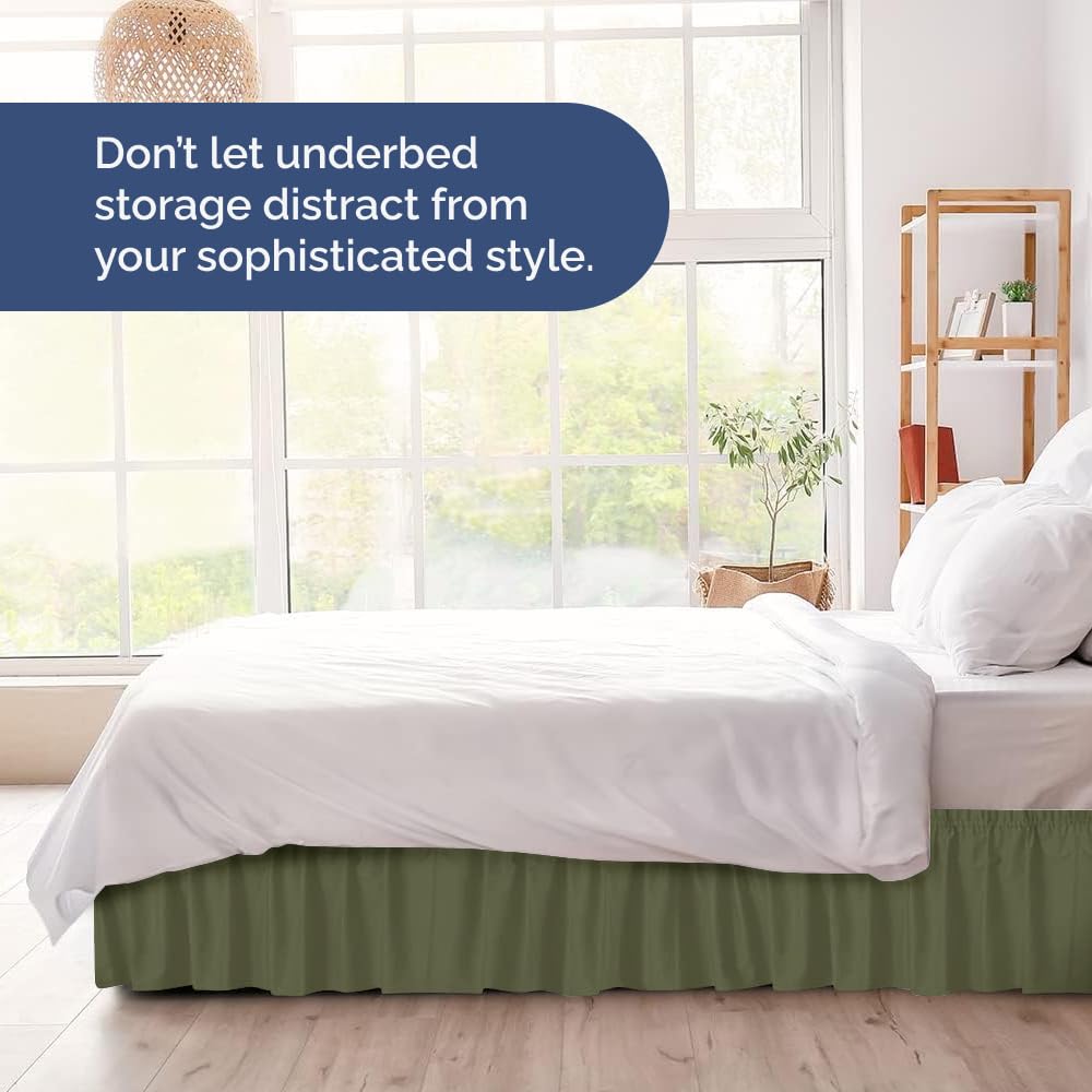 Designed to fit queen beds with various frames.