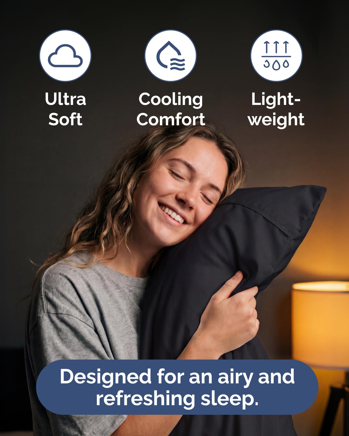 CGK Unlimited pillowcases completing the 4-piece set for cozy sleep.