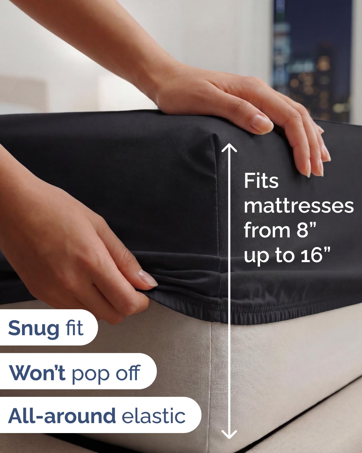 CGK Unlimited wrinkle-resistant fabric stays neat after washing.