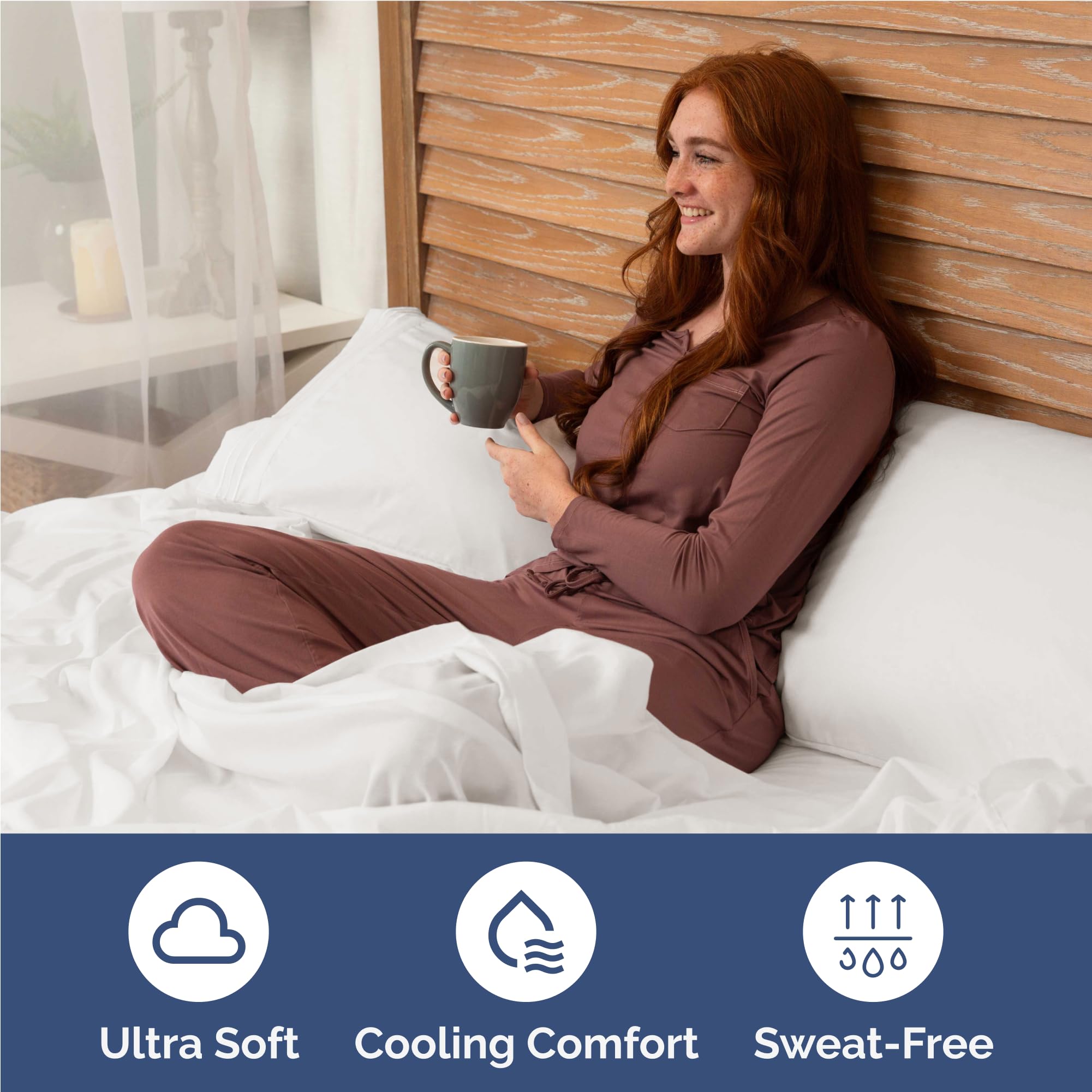 CGK Unlimited bedroom scene shows cozy bedding for restful nights.