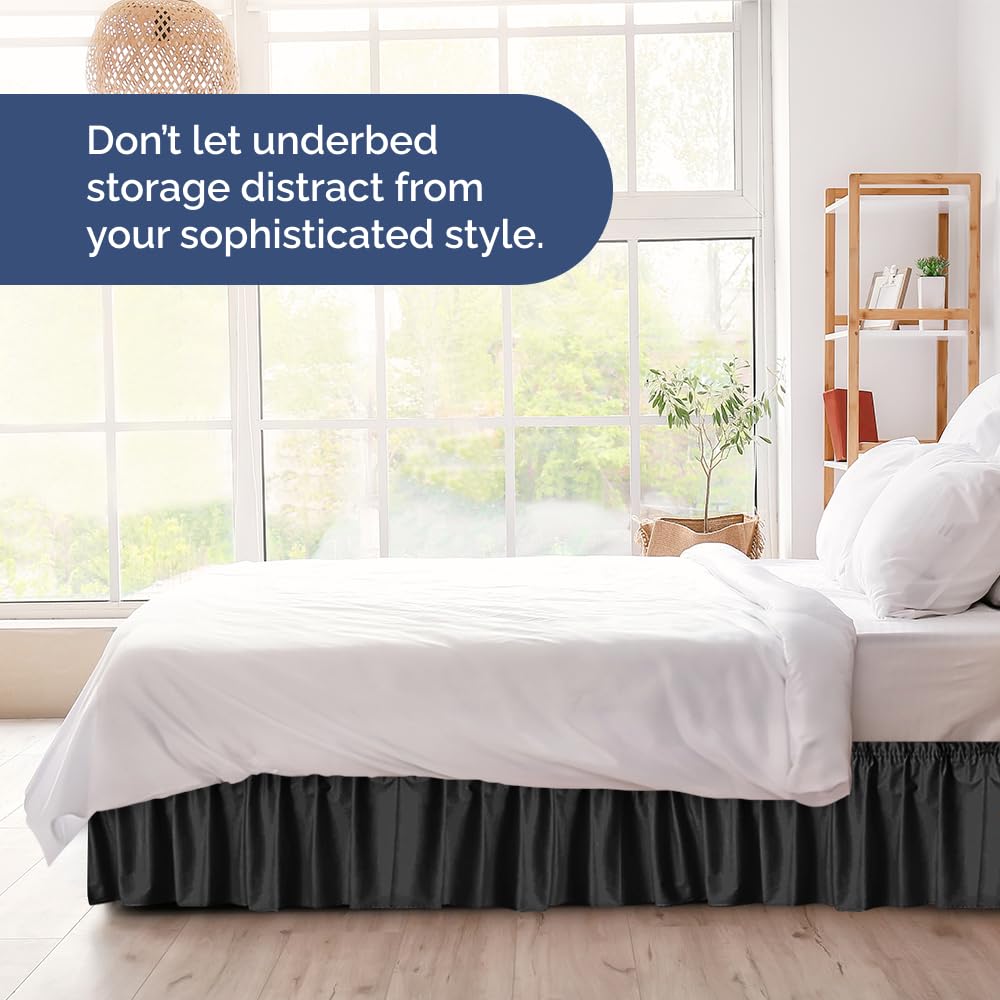 CGK Unlimited bed skirt enhances room style without heavy lifting or fuss.