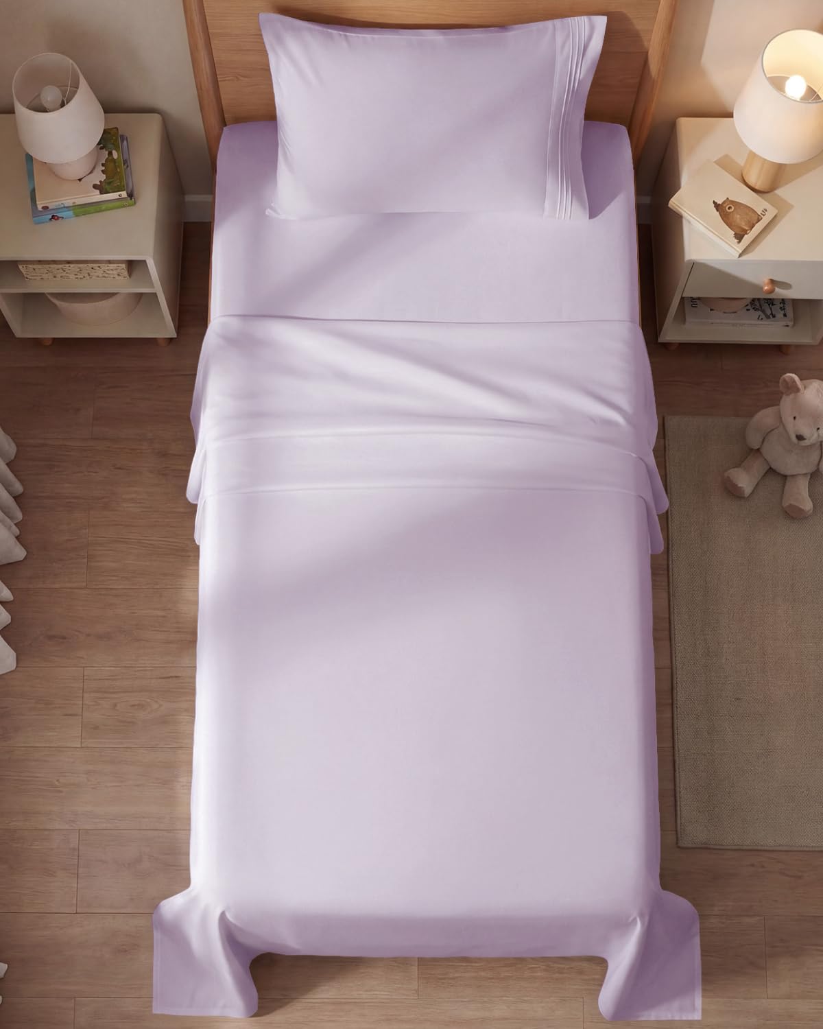 CGK Unlimited wrinkle-free finish helps sheets look neat with minimal care