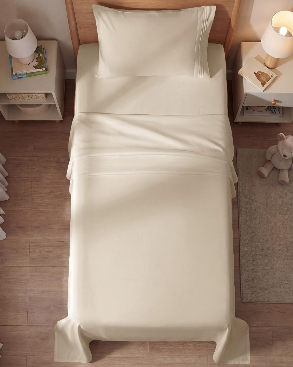 CGK Unlimited breathable cooling sheets add all-season comfort.