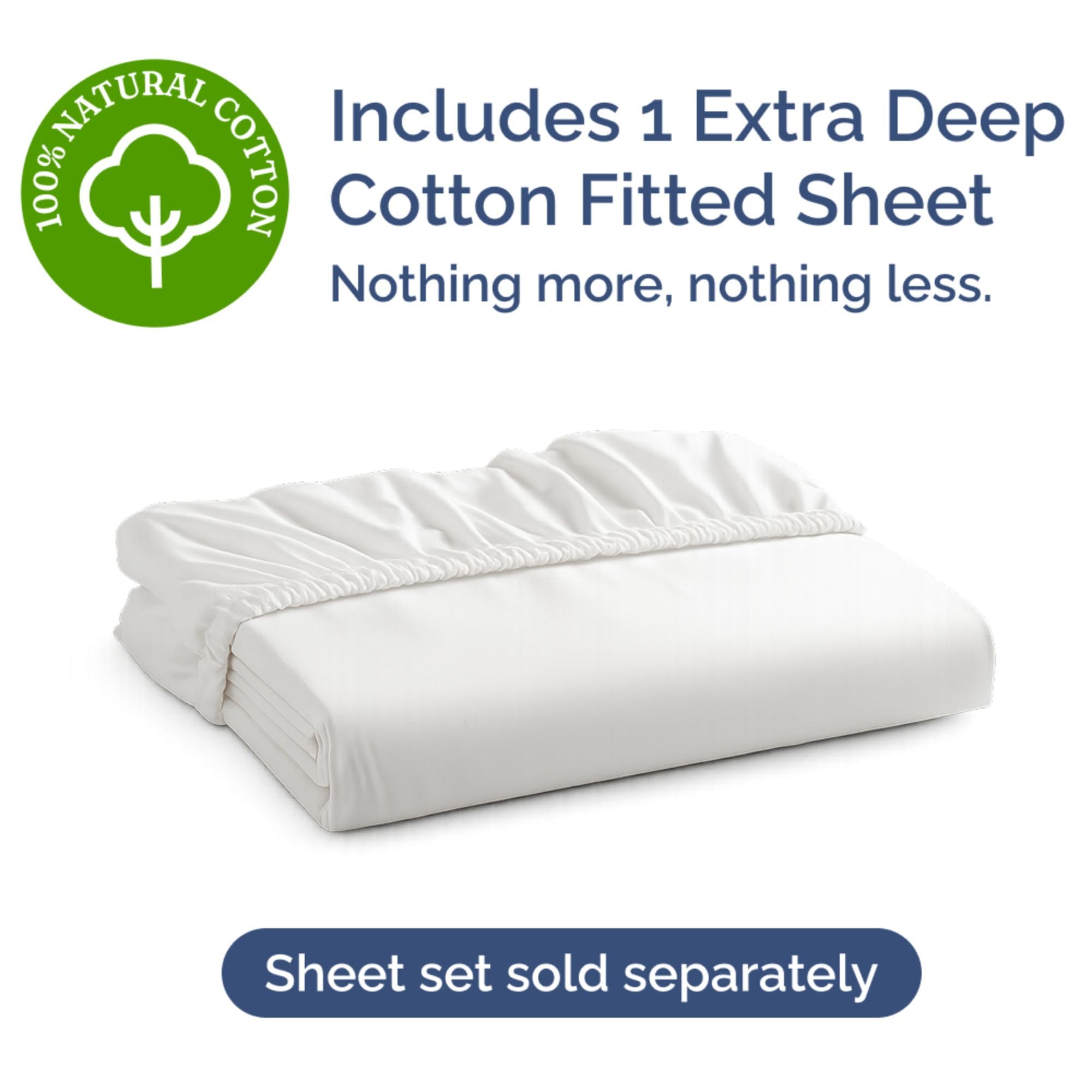 CGK Unlimited breathable sateen cotton sheet for cool, comfortable nights.