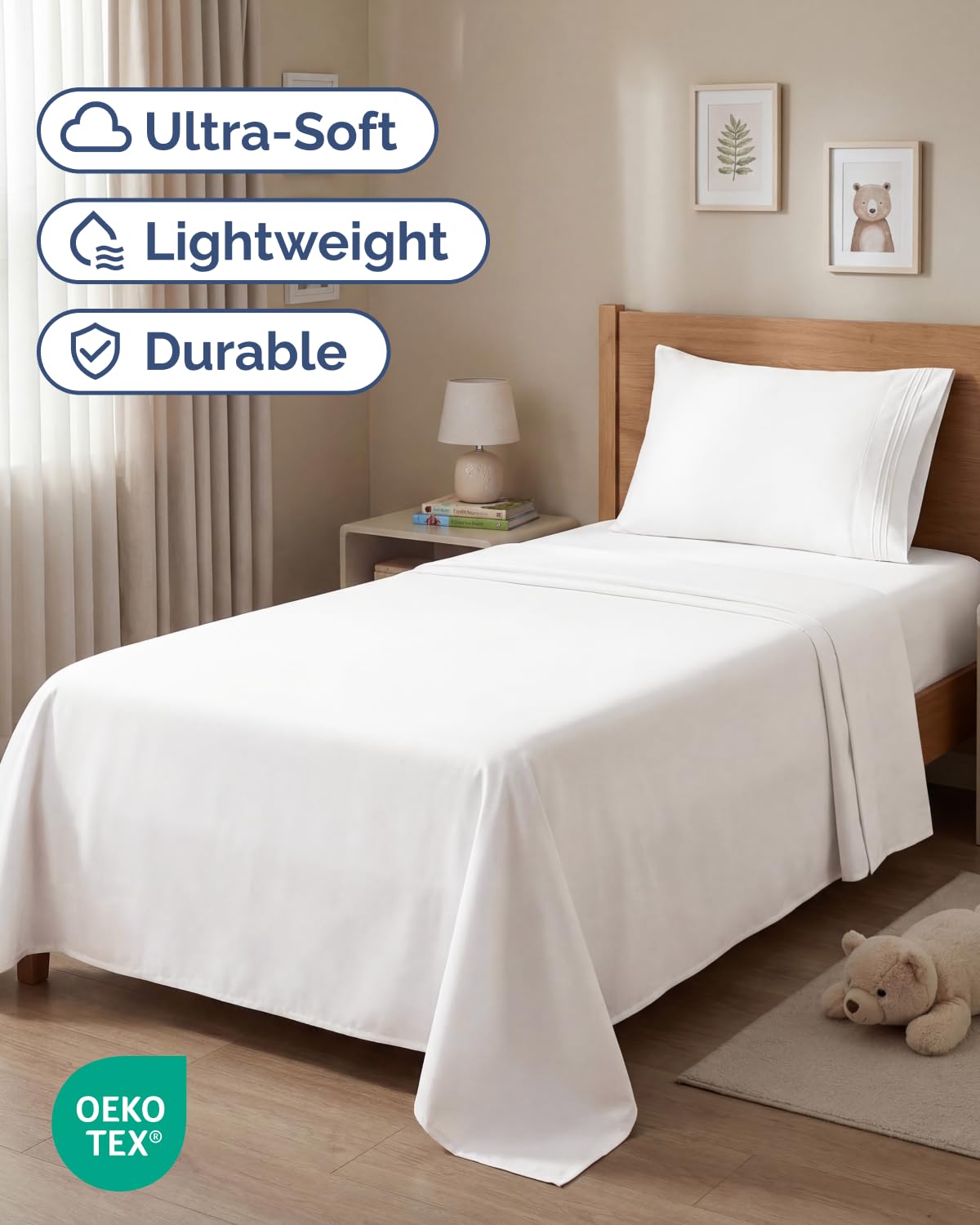 Close-up of brushed microfiber texture from CGK Unlimited for silky softness