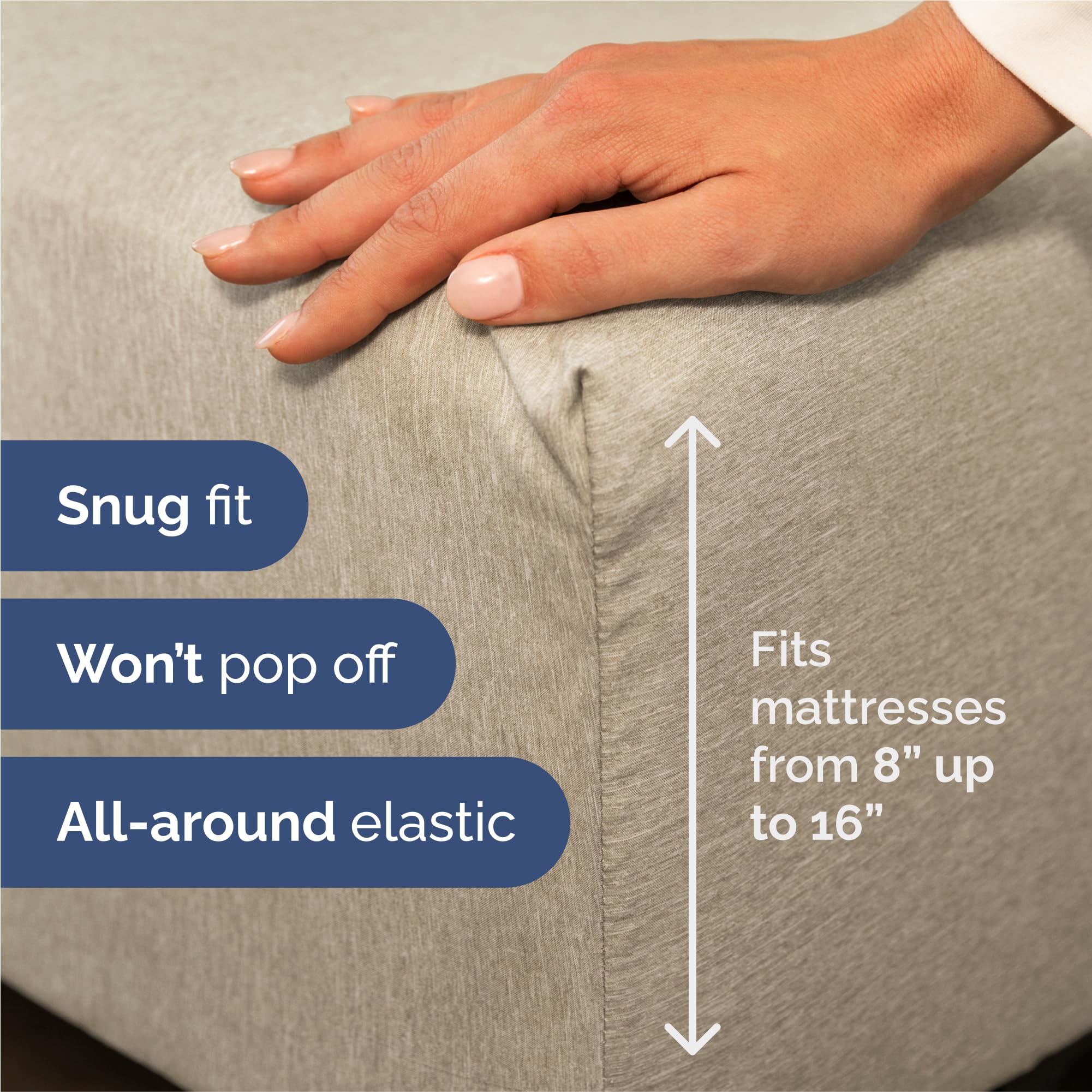 CGK Unlimited brushed microfiber close-up reveals soft, breathable texture.