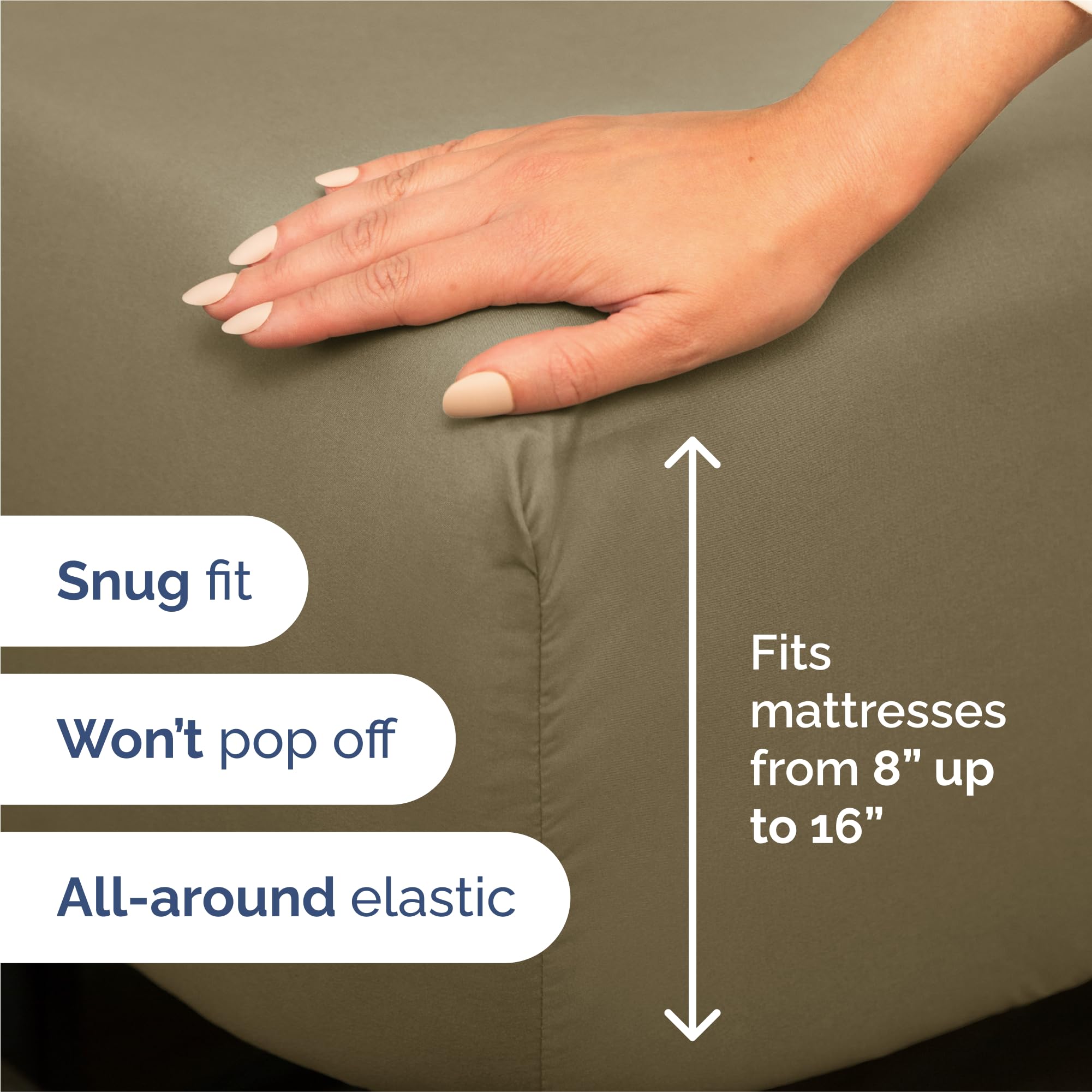 CGK Unlimited brushed microfiber soft touch for all-night softness