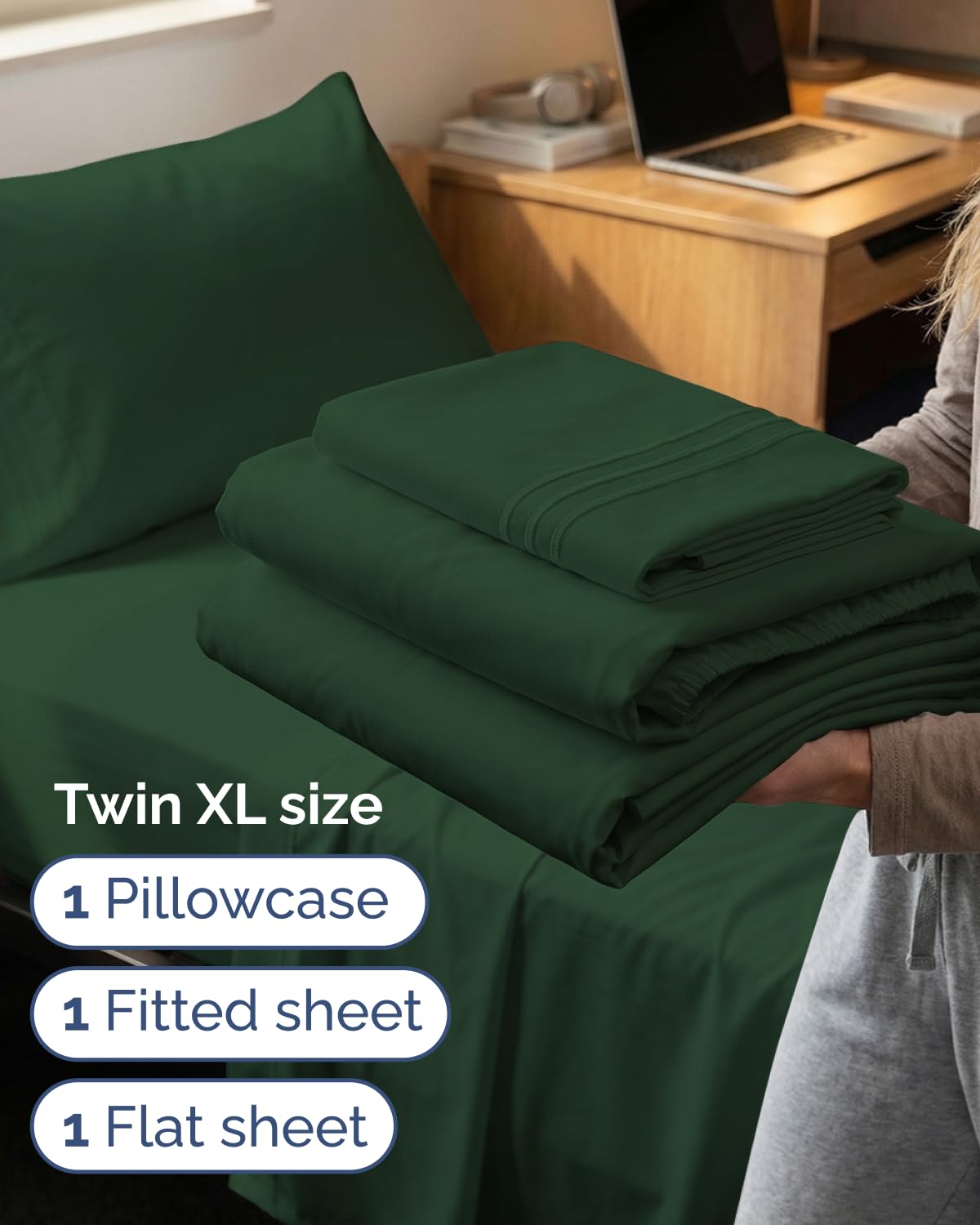 CGK Unlimited brushed microfiber softness highlights silky feel.