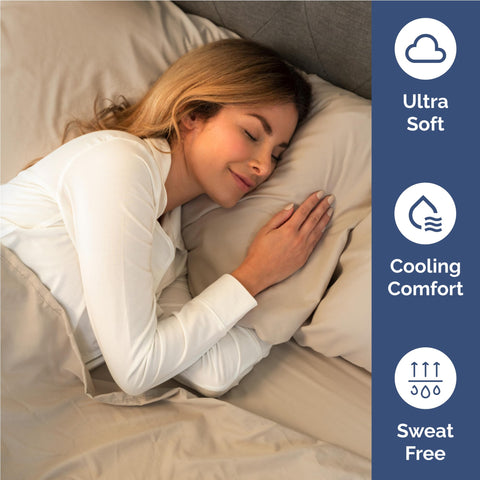 CGK Unlimited brushed microfiber yarns provide ultra-soft, durable bedding.