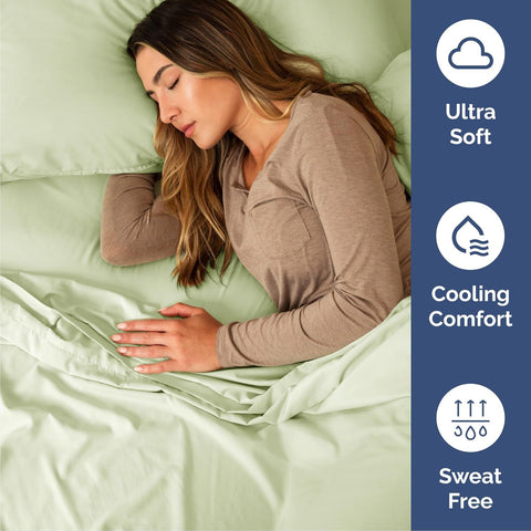 CGK Unlimited Cal King fitted sheet shows deep-pocket fit up to sixteen inches.