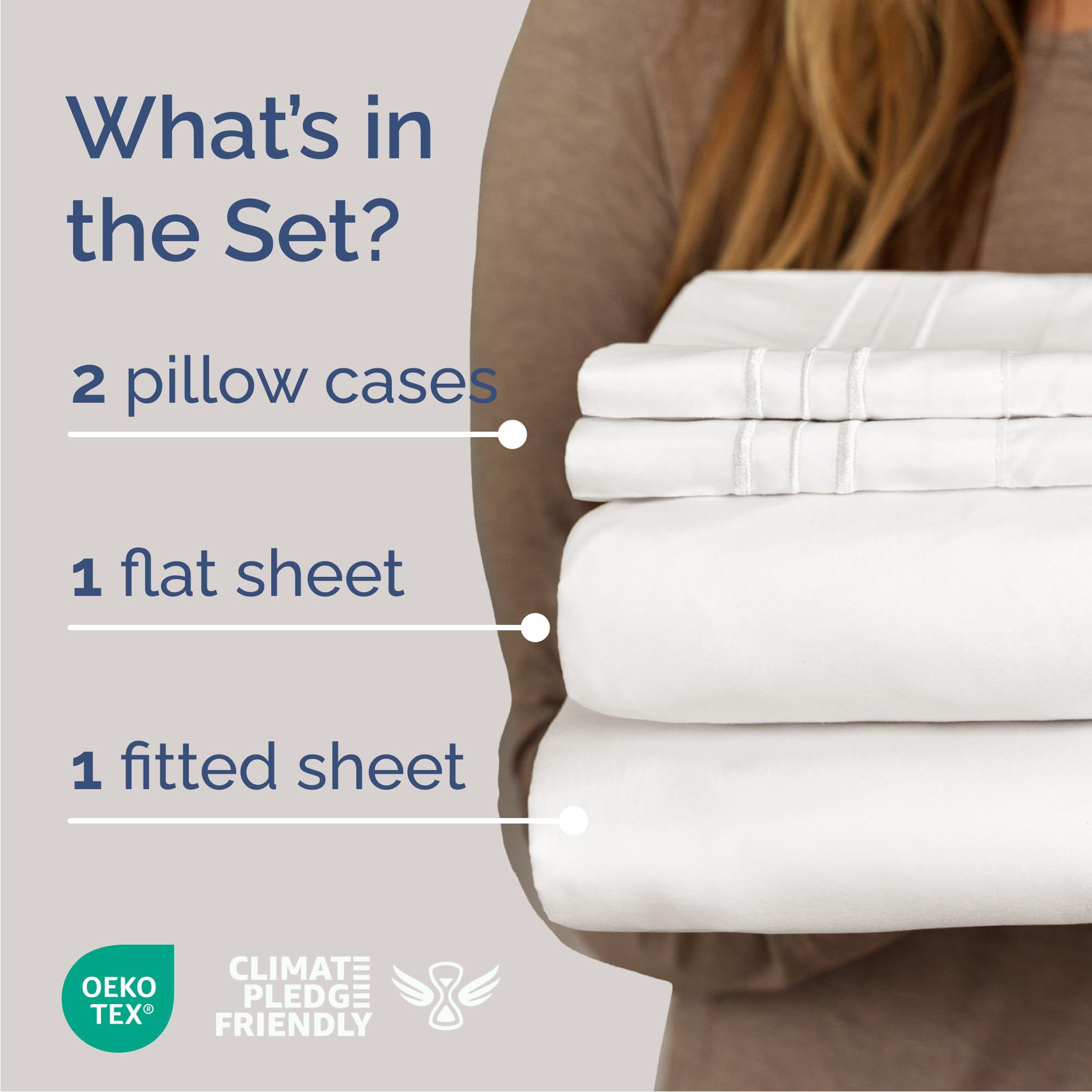 CGK Unlimited Cal King fitted sheet deep-pocket fit up to 16 inches secures mattress coverage