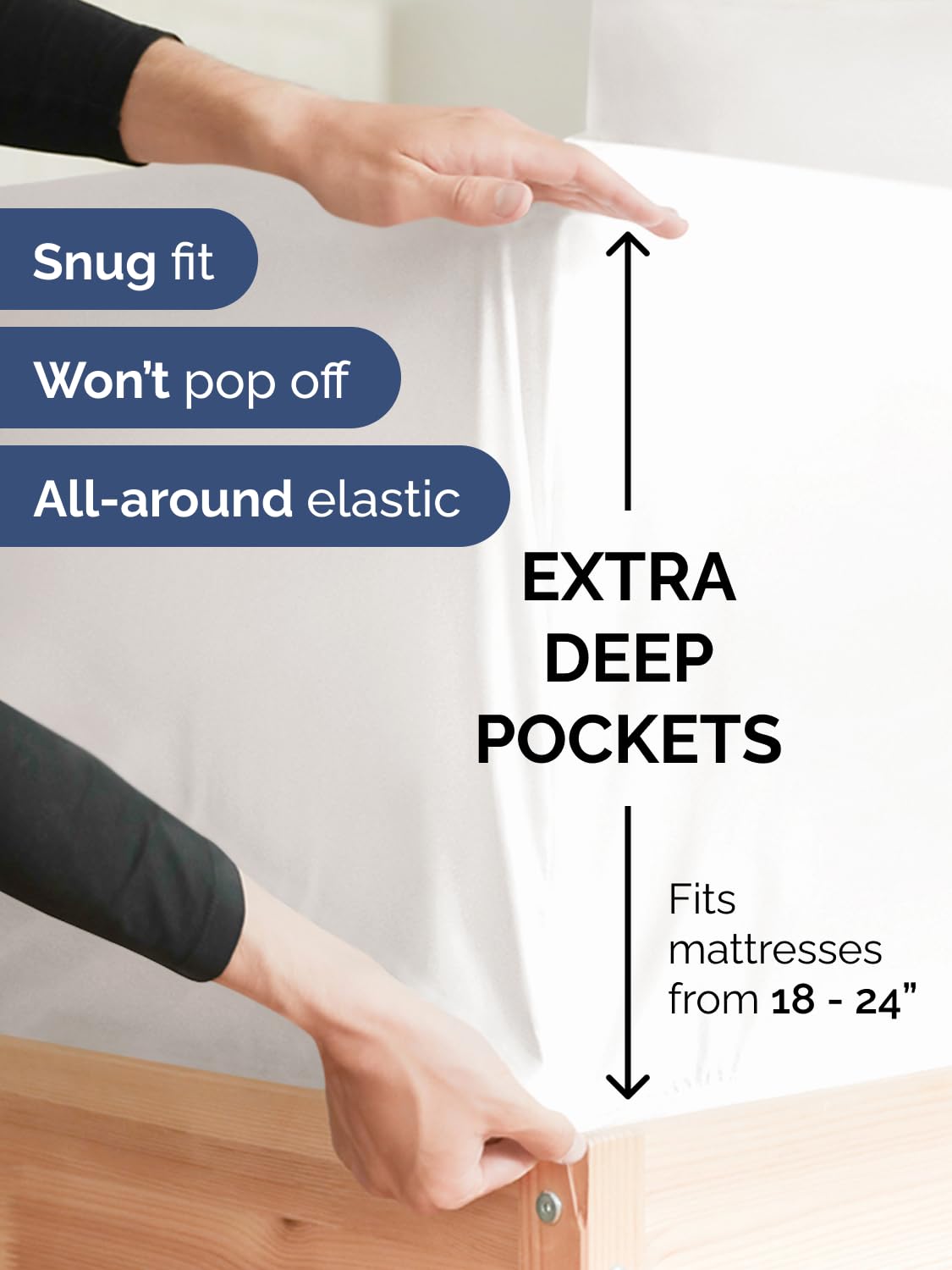 CGK Unlimited Cal King sheet offers double-brushed softness for lasting comfort.