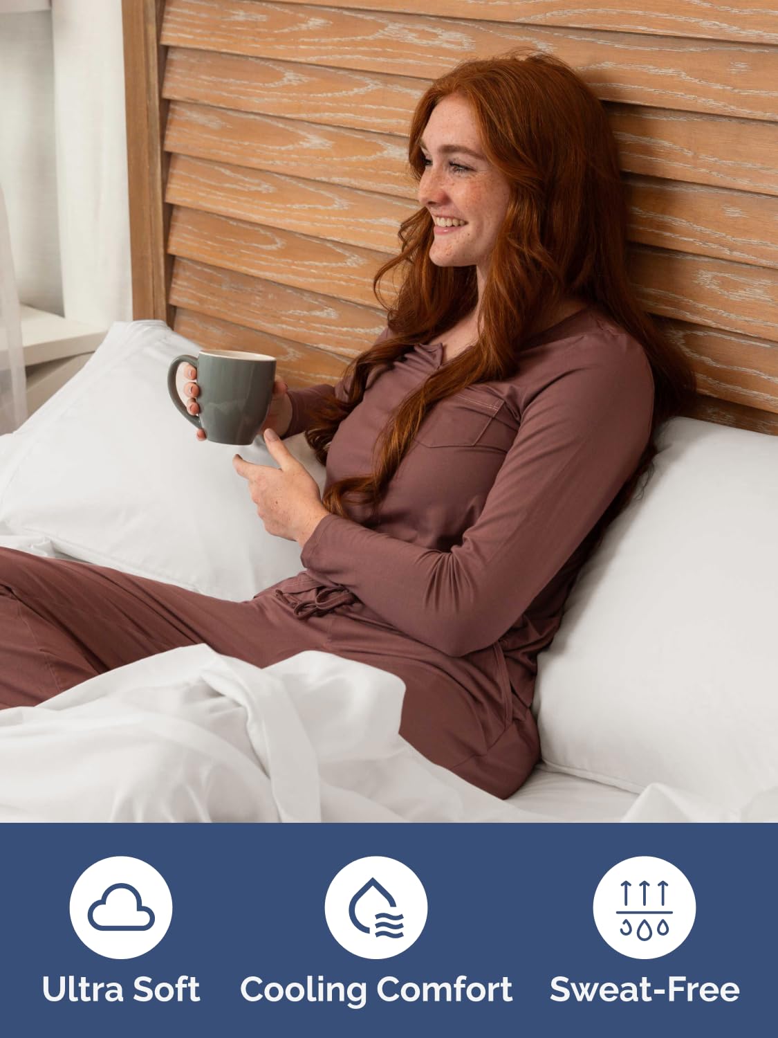 CGK Unlimited Cal King fitted sheet wrinkle-resistant and durable.