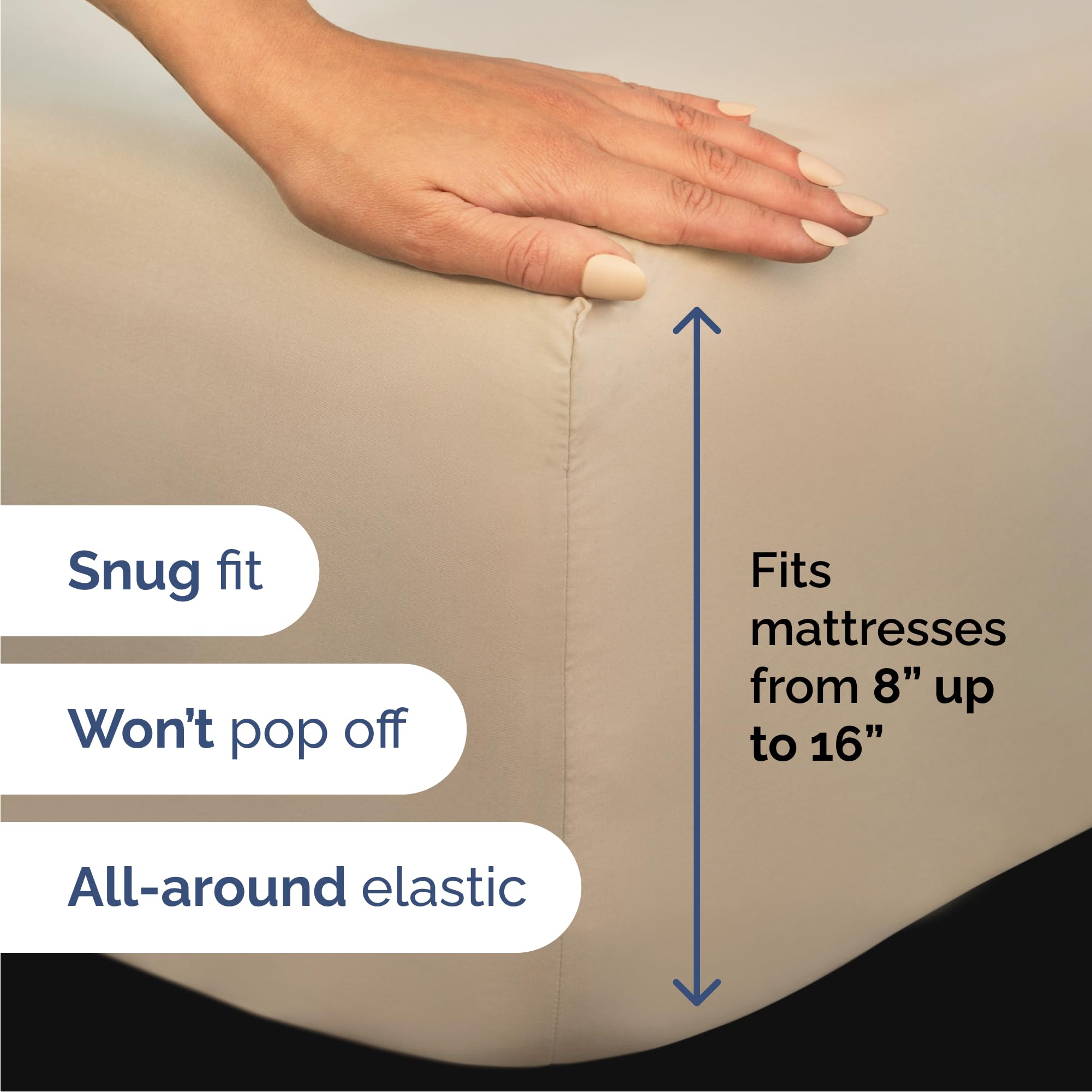 CGK Unlimited Cal King pillow case 40x20 with soft, smooth finish