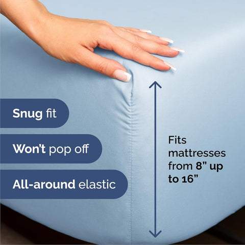 CGK Unlimited Cal King pillow case 40x20 shows smooth, soft finish.