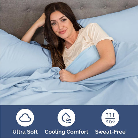 CGK Unlimited Cal King pillow case 40x20 demonstrates secure, comfortable fit.