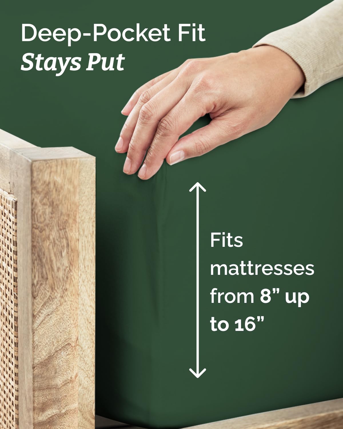CGK Unlimited breathable sheets delivering cooling comfort.