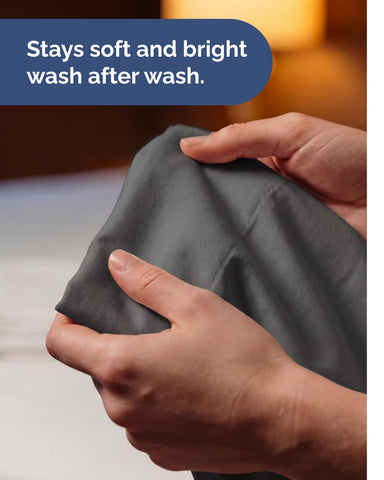 CGK Unlimited dark grey sheets suit any room with versatile styling