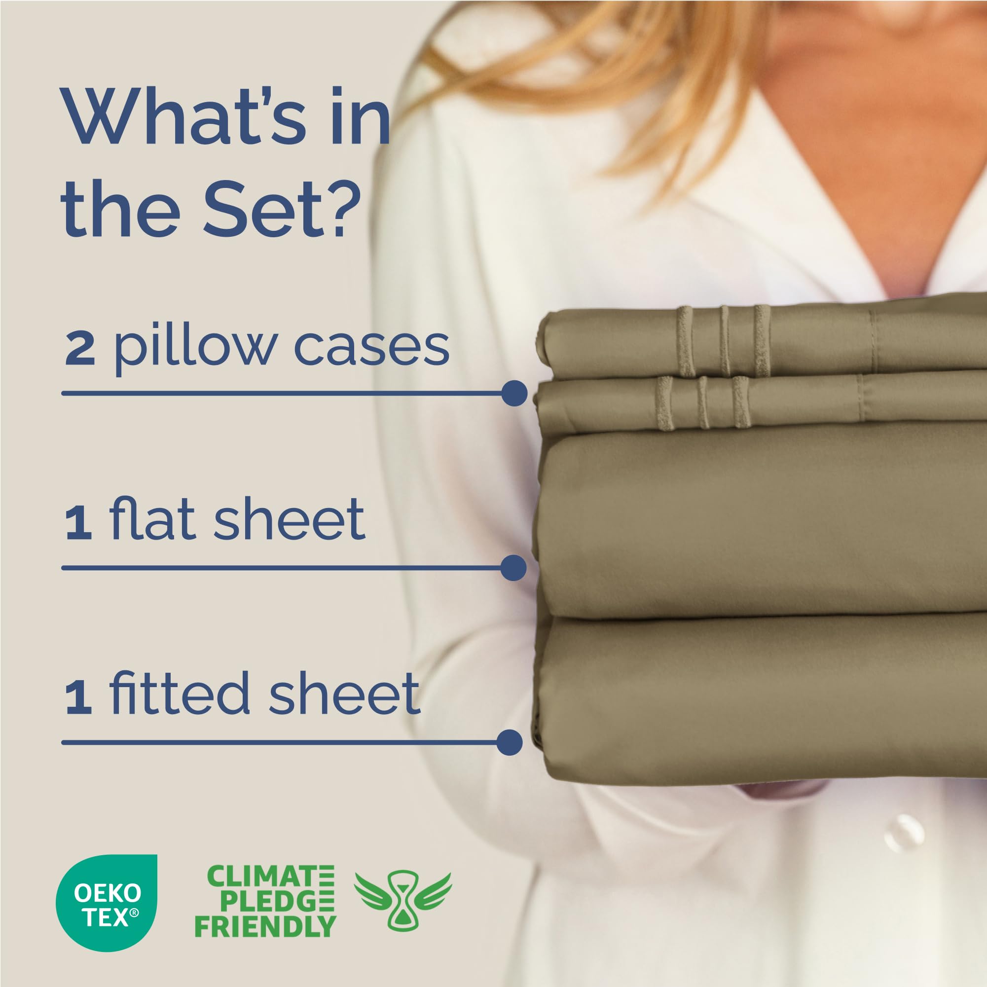CGK Unlimited deep-pocket design fits mattresses up to 16 inches for a secure fit.
