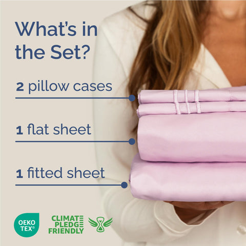 Deep-pocket design up to 16 inches secures mattress fit.