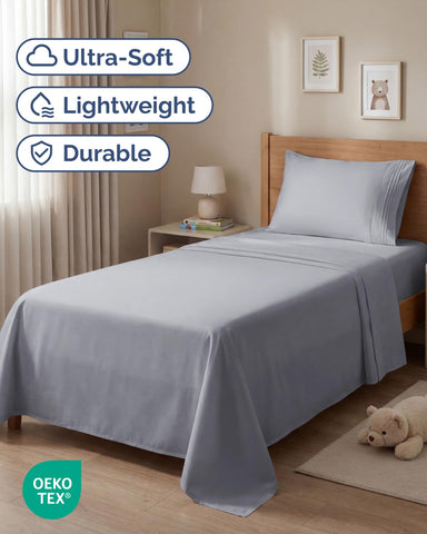 CGK Unlimited fitted sheet with deep pockets fits up to 16 inches securely.