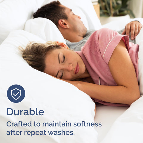 CGK Unlimited deep-pocket king fitted sheet shown securely on mattress