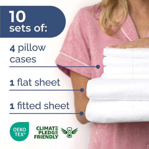 CGK Unlimited deep-pocket queen fitted sheet secure bed fit