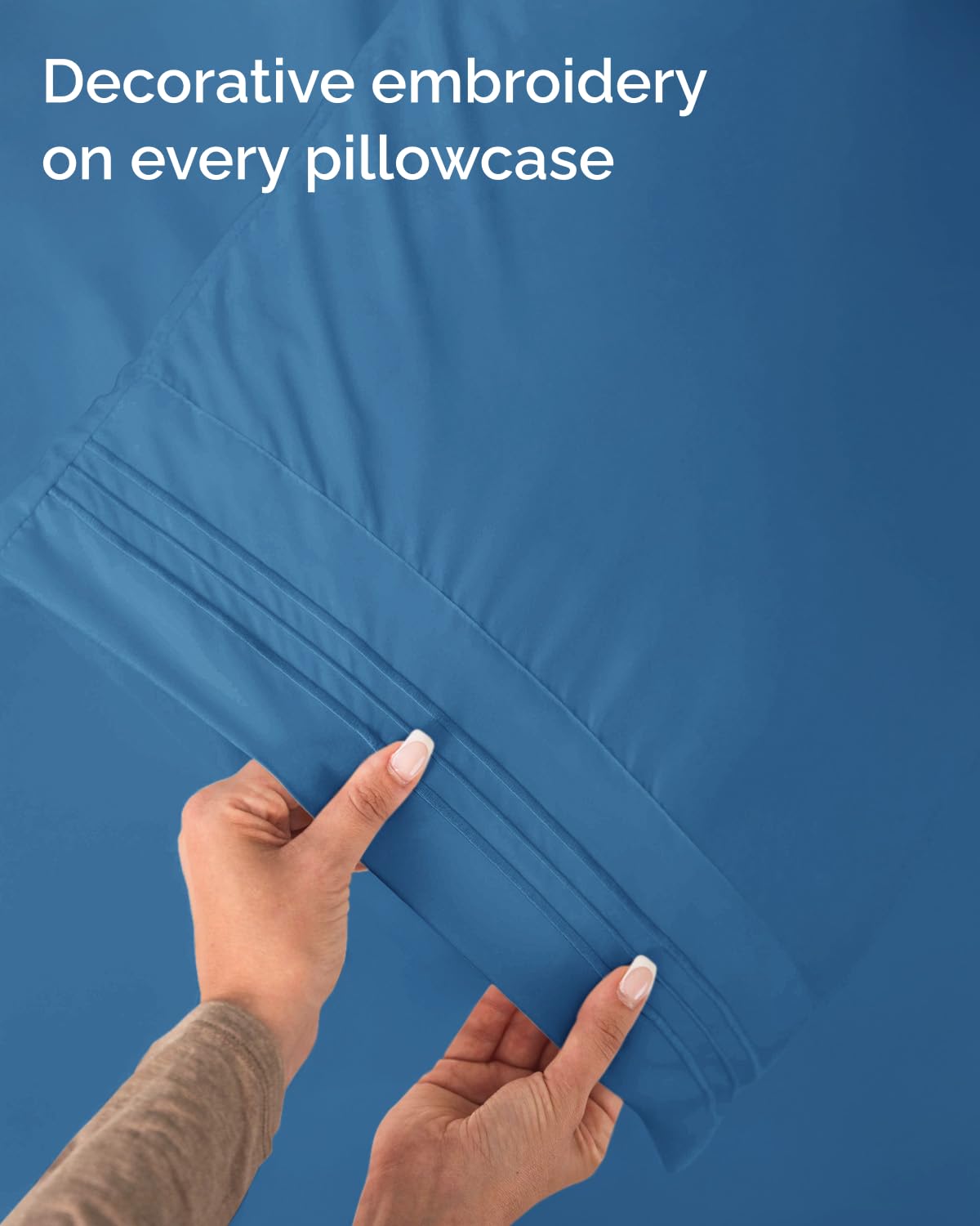 CGK Unlimited easy-fit design helps sheets stay smooth with minimal tucking.