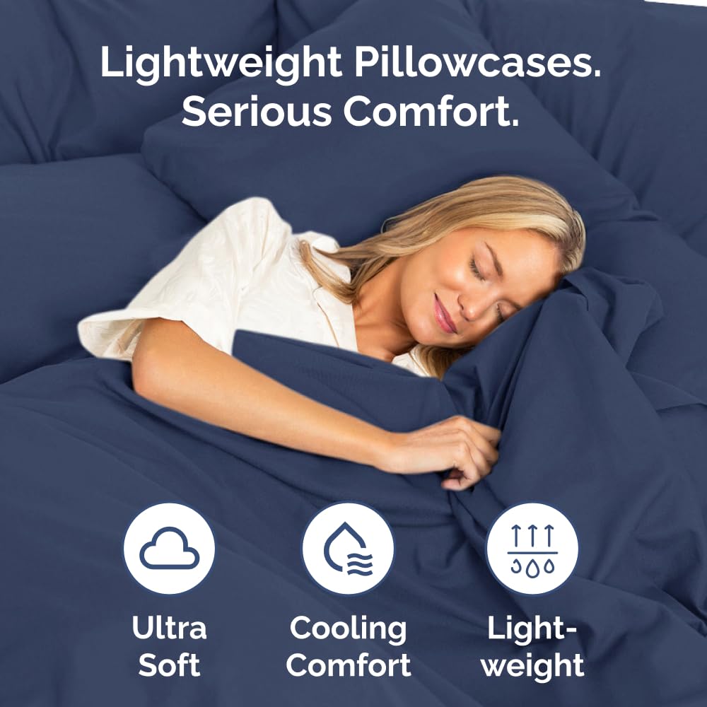 CGK Unlimited double-brushed microfiber pillow cases deliver plush comfort