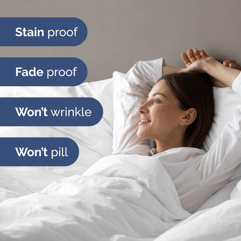 CGK Unlimited duvet cover lightweight breathable fabric for all-season comfort