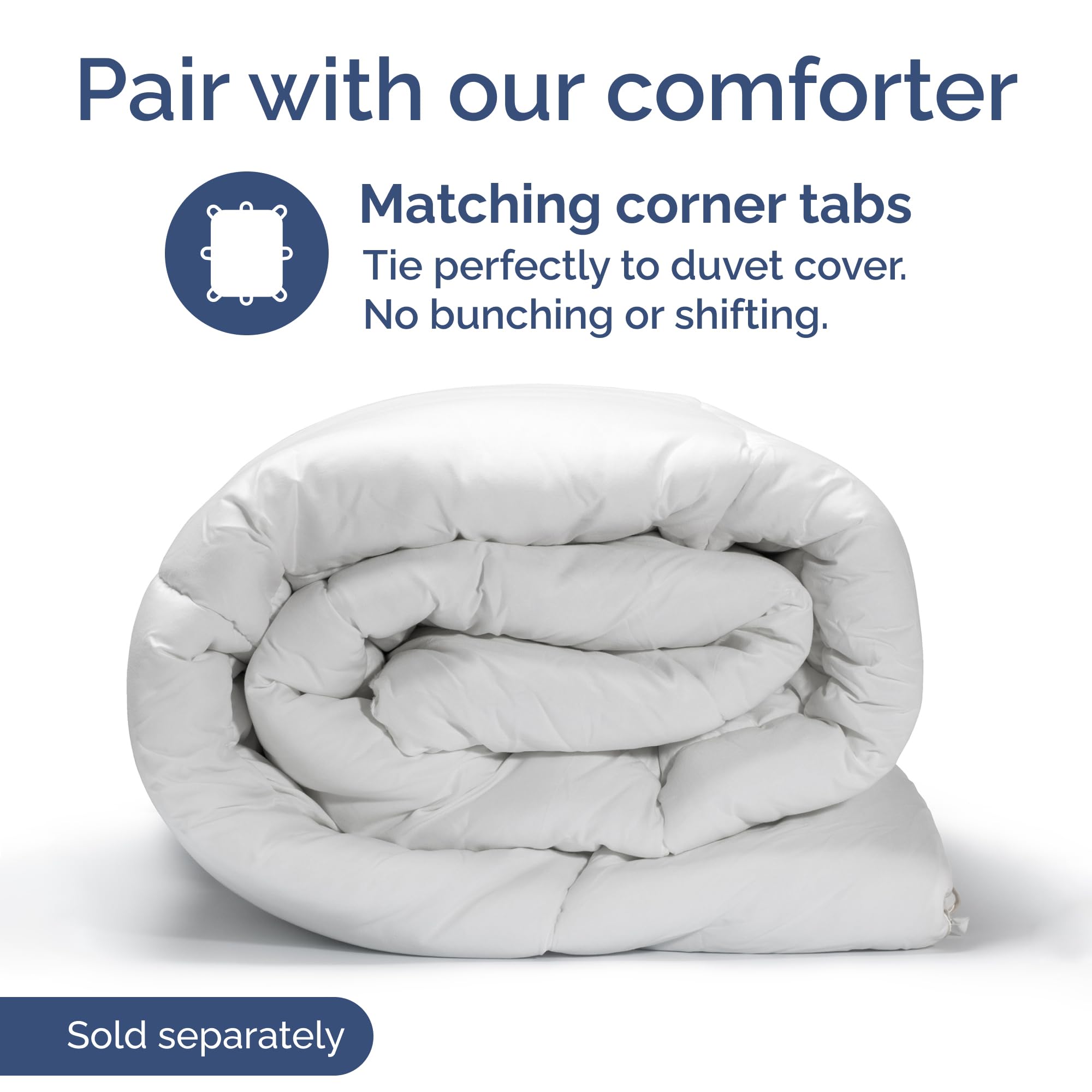 CGK Unlimited duvet cover white full-size bed setup for a luxurious bedroom