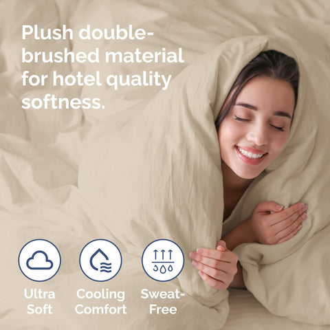 CGK Unlimited duvet cover queen with eight interior ties for snug fit