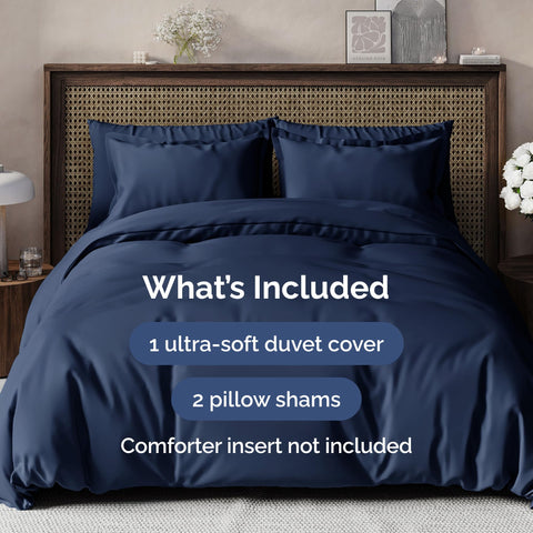 CGK Unlimited duvet cover queen 90x90 with zipper closure for easy maintenance