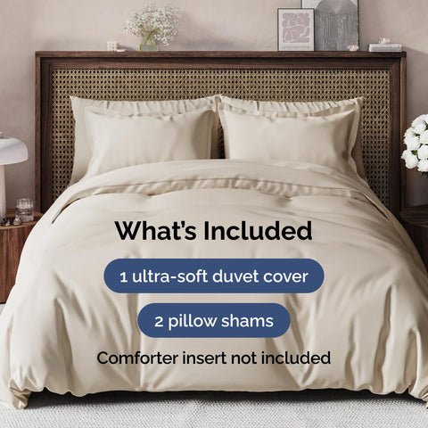 CGK Unlimited duvet cover queen with zipper closure detail for easy care