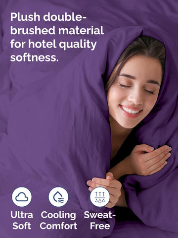 CGK Unlimited duvet cover queen fit with zipper closure and ties